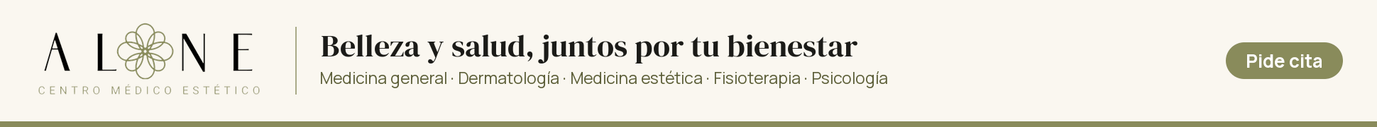 Centro Médico Alone · cabecera